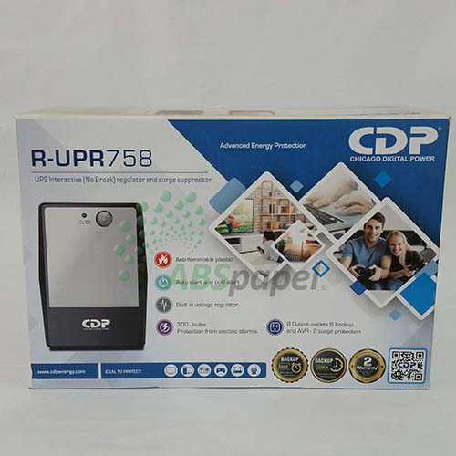 UPS CDP UPR758  750VA/ 375W/ 120V/ AVR/ 8 TOMAS 200045