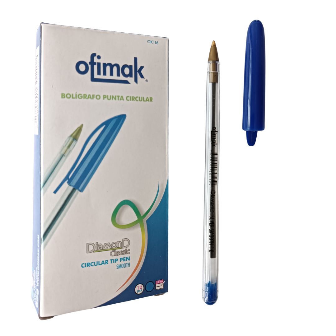 P1767, BOLIGRAFO AZUL OFIMAK