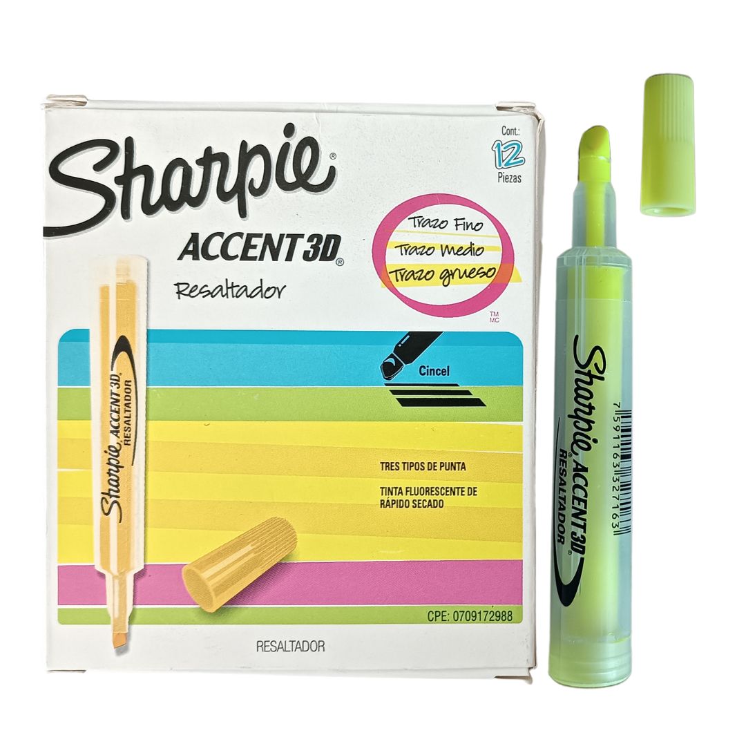 P0311, RESALTADOR AMARILLO SHARPIE