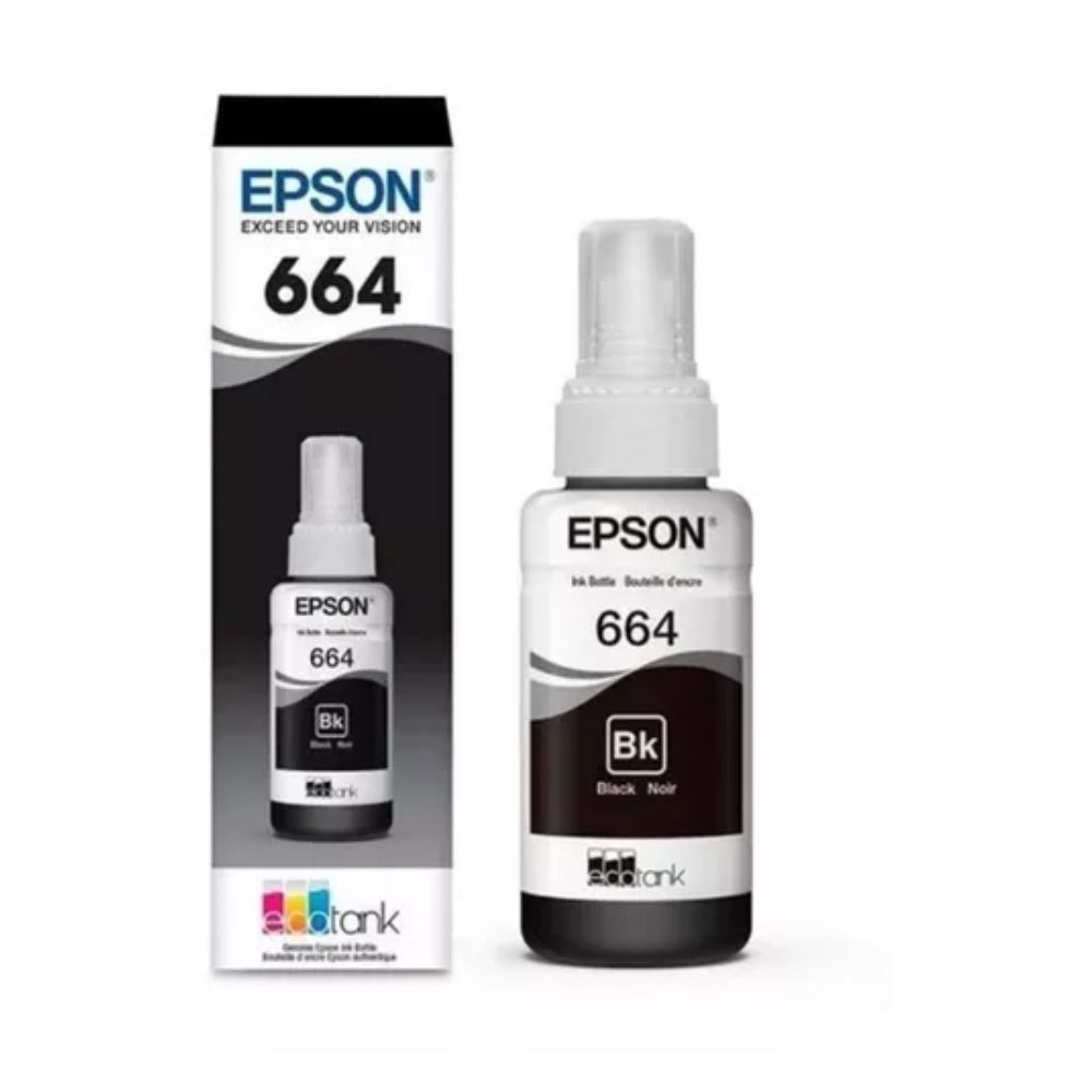 P1240, TINTA T664 NEGRA EPSON