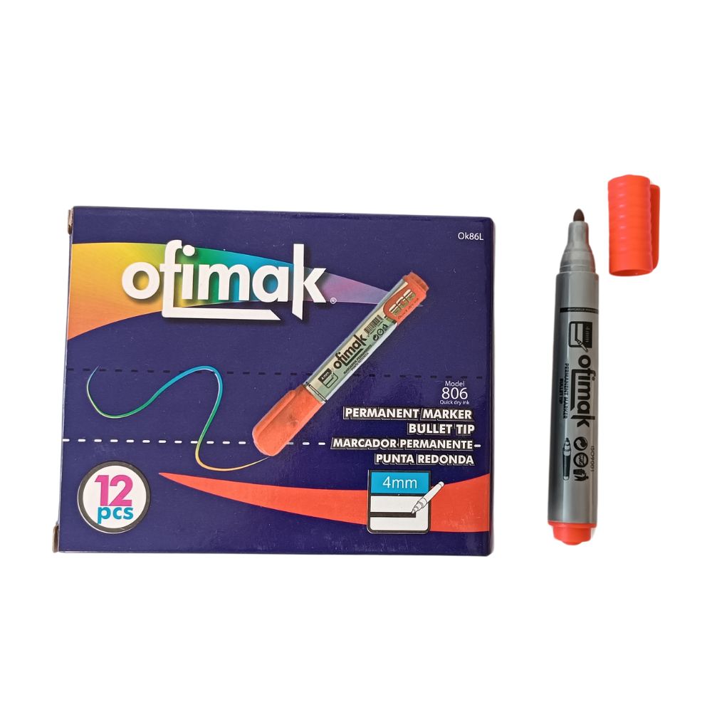 P2302, ROJO OFIMAK PUNTA REDONDA