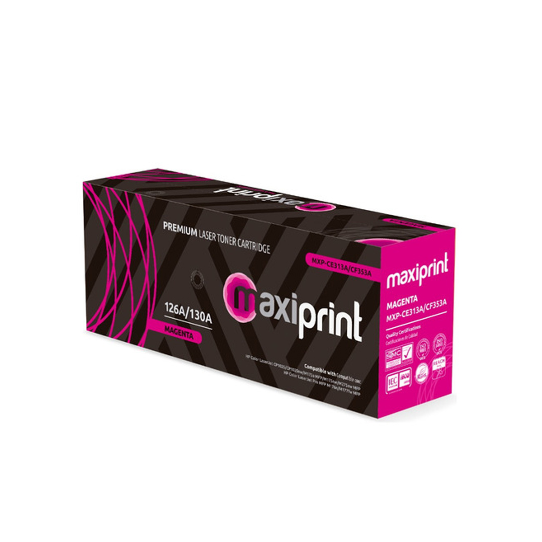 P2830 TONER MAXIPRINT MAGENTA 126A 130A CP1025 M175 CE313A CF353A 1080x1080