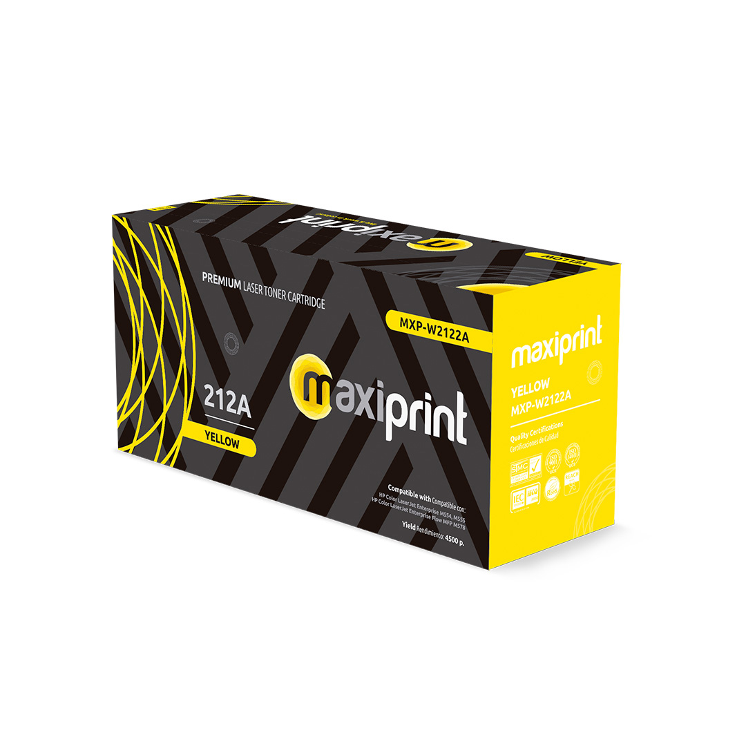 P1653 TONER 212A MAXIPRINT M554 M555 M578 YELLOW 1080x1080