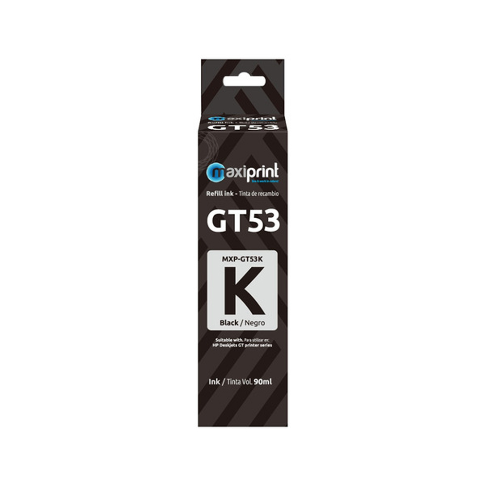 P2629 TINTA LIQUIDA MAXIPRINT NEGRA GT53 70ML