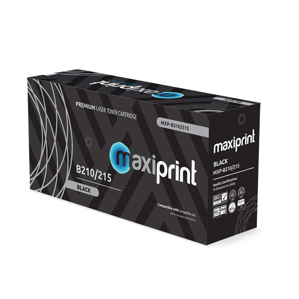 P0080 TONER B210 B215 MAXIPRINT NEGRO XEROX 1080x1080